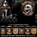 BUY 2 SINISTER LABS BUTTER SPREAD, GET FLEX LEWIS FREE TSHIRTS OR STRING BAG FREE! シニスターラボバタースプレッド2本買い上げにフレックスルイスTシャツかバッグが付いてくる！（数量限定）