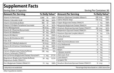 Complete Multi Vitamin™ (30 Day Supply) 完全マルチビタミン（30日分）