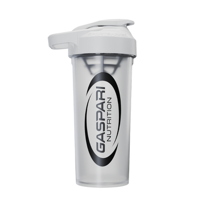 無料ギフト→Gaspari Premium Shaker - Frosted White/Black Logo