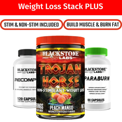 Weight Loss Stack PLUS - Recomp Rx / Trojan Horse / Paraburn