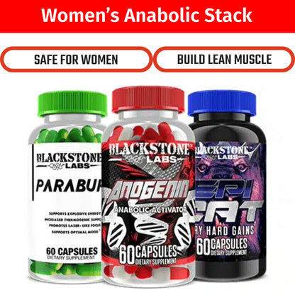 WOMEN’S ANABOLIC STACK - PARABURN / ANOGENIN / EPICAT