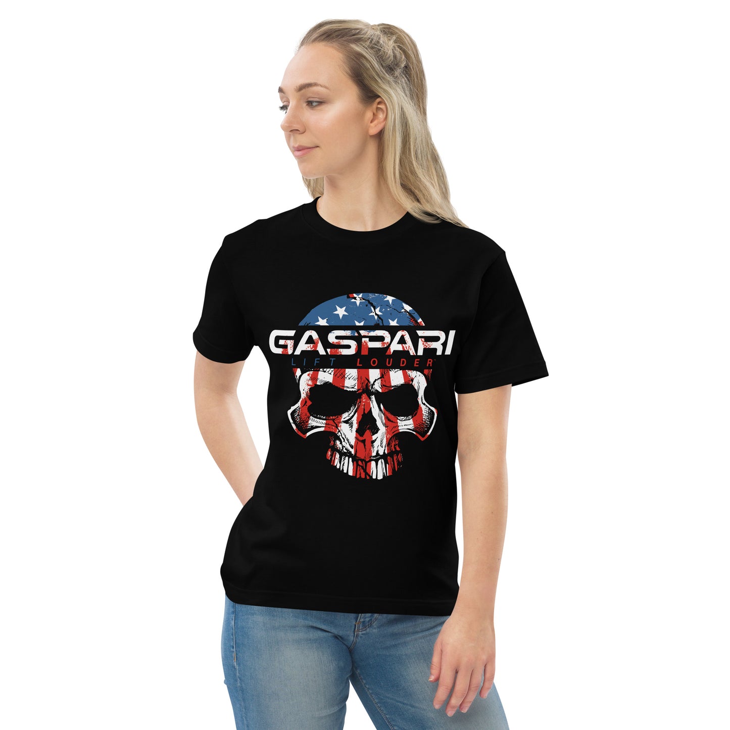 Skull Aerican Horror Story GASPARI LOGO TEE UNISEX