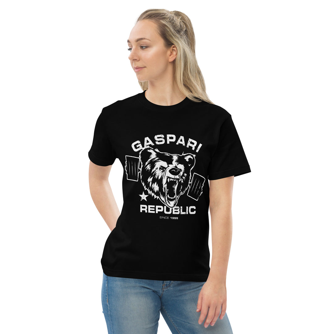 カリフォルニアベア GASPARI ロゴ Tシャツ ユニセックス