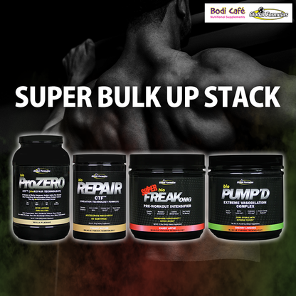 SUPER BULK UP STACK - bio PUMP'D / bio SUPER FREAK OMG / bio REPAIR / bio ProZER